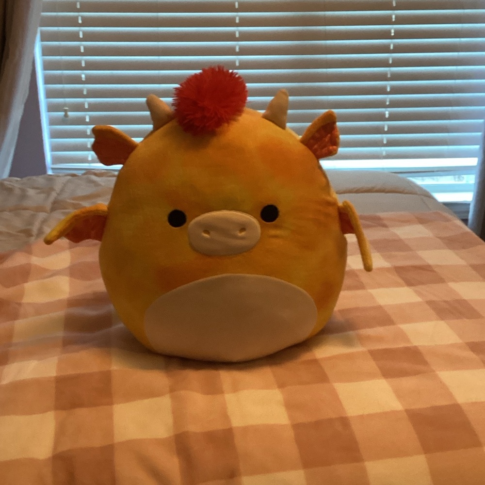 Squishmallows Yellow and Orange Stuffed Animal